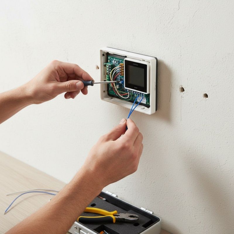 Wall Thermostat Installation detail